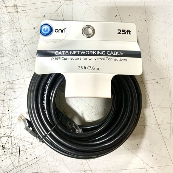 Onn CAT6 Network Cable 25’ - Picture 1 of 3